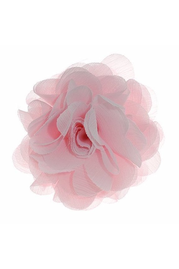 Lady Peony Silk Party Wedding Brooch Pin for Women Corsage Hair Head Clip Headdress Flowers (Pink Floral)