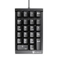 thumbnail image 1 of Merdia Mechanical Numeric Keypad Mini Wired Numpad 22 Keys OUTEMU Blue Switch Portable Keypad Extended Layout for Financial Cashier Securities | Num Pad | Keyboard Number pad | Numpad Keyboard -Black, 1 of 7