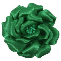 Merdia Women's Brooches and Pins for Women Camellias Flower Pins Hat Pins for Women?Maroon)
