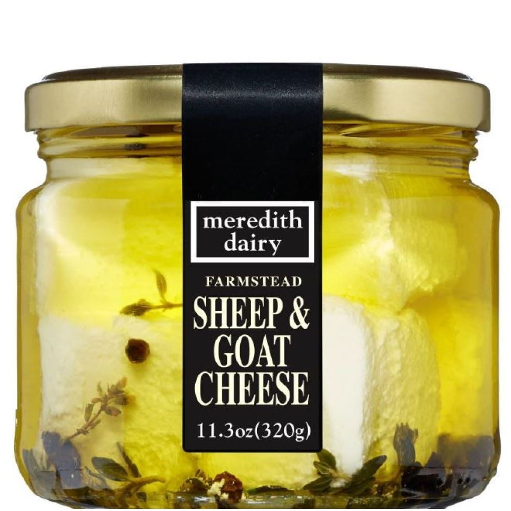 Meredith Dairy Marinated Goat & Sheep Cheese, 11.3OZ, 6 Pack