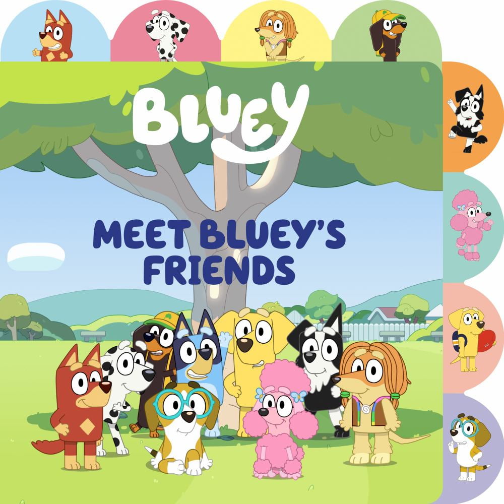 Meredith Rusu: Meet Bluey's Friends: A Tabbed Board Book (Board Book)
