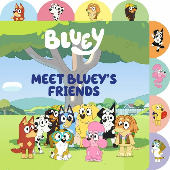 Meet Bluey's Friends: A Tabbed Board Book (Board Book)