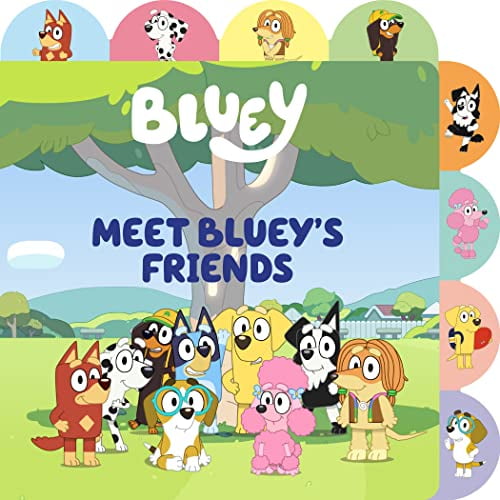 Pre-Owned Meredith Rusu: Meet Bluey's Friends: A Tabbed Board Book (Board Book)