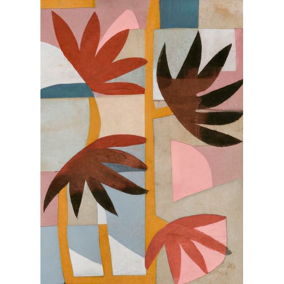 Merel Takken - Flower Safari Print Wall Art, Modern Wall Decor For Living Room Bedroom, 8x12 UNFRAMED