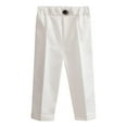 thumbnail image 1 of ZACPNCV Baby Single and Toddler Boys Stretch Skinny Chino Pants Solid Color Stripe School Uniform Pants Trousers White 2-3 Years, 1 of 6