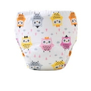 ZACPNCV Baby Training Pants Unisex Potty Toddler Underpants Kids Waterproof Breathable Underwear Cotton Reusable White 9-15 Months