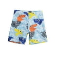 thumbnail image 1 of ZACPNCV Boys Swim Trunks Toddler Swim Shorts Bathing Kids Youth Cartoon Animals Swimwear Elastic Waist Quick-Drying Beach Pants Sports Running Swim Surf Board Shorts Gray 2-3 Years, 1 of 3
