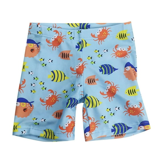 ZACPNCV Boys Swim Trunks Toddler Swim Shorts Bathing Kids Youth Cartoon Animals Swimwear Elastic Waist Quick-Drying Beach Pants Sports Running Swim Surf Board Shorts Yellow 12-13 Years