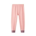 thumbnail image 1 of ZACPNCV Boys and Girls Winter Warm Cotton Fleece Lined Leggings Thick Thermal Tights Pants Pink 11-12 Years, 1 of 5
