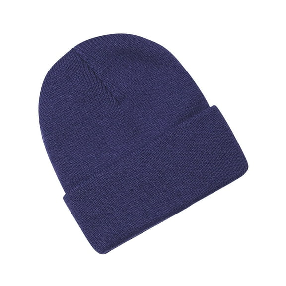 ZACPNCV Fashionable And Cute Boys And Girls Knitted Solid Color Hat Blue