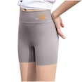 thumbnail image 1 of ZACPNCV Girls Athletic Biker Shorts with Pockets Kids Dance Yoga Running Soccer Volleyball Bike Shorts Gray 3-4 Years, 1 of 6