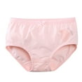 thumbnail image 1 of ZACPNCV Girls Breathable Cotton Brief Kawaii Schoolgirl Panties Anime Underwear Cute Panty Brief Medium Waist Underpants Pink 8-9 Years, 1 of 2