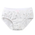 thumbnail image 1 of ZACPNCV Girls Cotton Underwear Medium Waist Briefs Anime Print Soft Breathable Underpants White 2-3 Years, 1 of 1