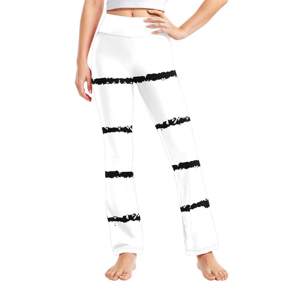 ZACPNCV Girls Pajamas Athletic Yoga Pants Cute Print Pattern PJ Bottoms Comfortable Lounge Long Pants White 6-7 Years