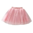 thumbnail image 1 of ZACPNCV Girls Tutu Skirt Rainbow Toddler Ballet Dance Skirt Sparkle Princess Skirt Birthday Party Gifts Pink 1-2 Years, 1 of 6