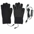 thumbnail image 1 of ZACPNCV Heated Gloves for Winter Solid Color Gloves Heated And Warm Gloves All Finger Adjustable Temperature Heating Gloves Removable And Washable Black, 1 of 3