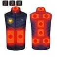 thumbnail image 1 of ZACPNCV Heated Vest for Men And Women Plus Size Heated Coat 9 Heating Heated Jacket Winter Heating Coat Blue, 1 of 5