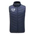 thumbnail image 1 of ZACPNCV Heated Vest for Men And Women Plus Size Heated Coat 9 Heating Heated Jacket Winter Heating Coat Navy, 1 of 6