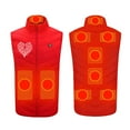 thumbnail image 1 of ZACPNCV Heated Vest for Men And Women Plus Size Heated Coat 9 Heating Heated Jacket Winter Heating Coat Red, 1 of 5