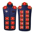 thumbnail image 1 of ZACPNCV Heated Vest for Unisex Zipper Four Control Of 21 Areas Heating Cotton Jacket Heated USB Charging Version Blue, 1 of 4
