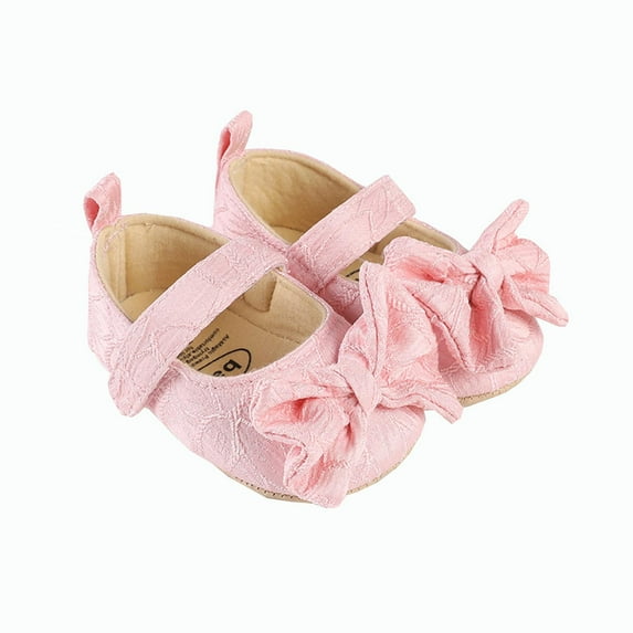 Meresysid Infant Kids Newborn Toddler Summer New Baby Everything Casual Breathable Cute Rubber Soles Non-slip Soft Soles Baby Shoes Pink