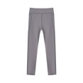 thumbnail image 1 of ZACPNCV Kids Teen Toddler Girls Yoga Pants Football Compression Sports Running Stretch Pants Baseball Leggings Athletic Tights Solid Color Elastic Waist Leggings with Pockets Gray 10-11 Years, 1 of 9