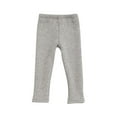 thumbnail image 1 of Meresysid Kids Toddler Infant 1-10 Years Girls' Solid Color Mid Waist Warm And Plush Thick Leggings Long Pants Gray, 1 of 1