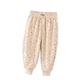 thumbnail image 1 of Meresysid Little Boys And Girls Corduroy Pants Loose Warm Closed Bottom Pants Beige, 1 of 1