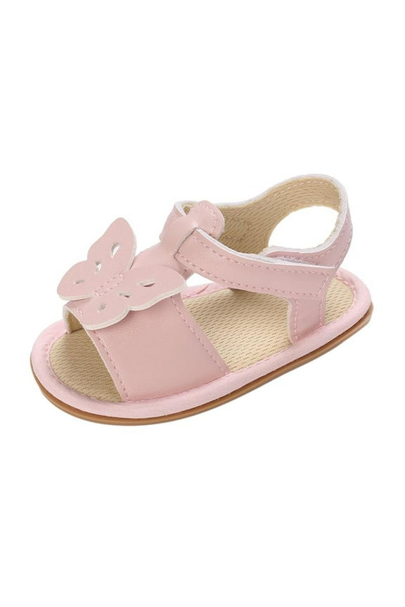 Newborn Infant Baby Shoes Summer Outside Wear Non-slip Breathable Sweat Proof Sandals Gold