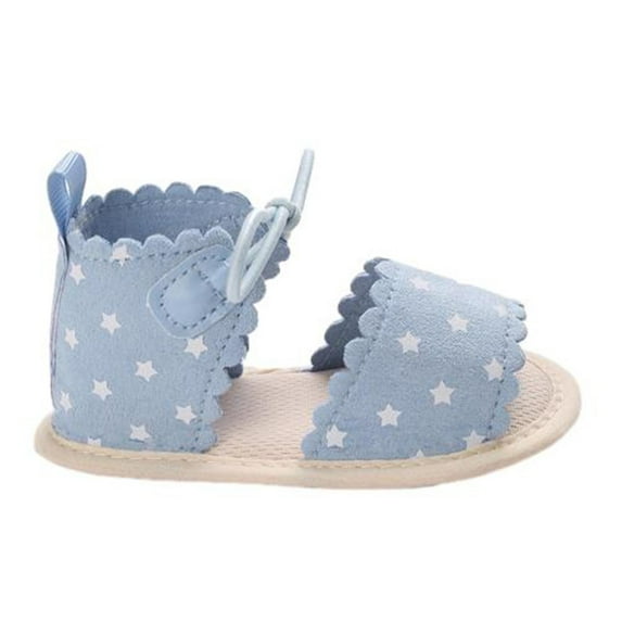 ZACPNCV Newborn Infant First Walkers Shoes Non Slip Soft Sole Flat Breathable Sweat Proof Sandals