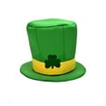 thumbnail image 1 of ZACPNCV St. Patrick's Day Green Leprechaun Hat Accessory Deluxe Green Top Hat Irish Holiday Accessory Green Free Size, 1 of 6