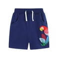 thumbnail image 1 of ZACPNCV Toddler Baby Boy Shorts Animals Printed Lightweight Cotton Shorts for Kids Boys Summer Elastic Waist Short Pants Navy 5-6 Years, 1 of 6