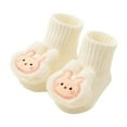thumbnail image 1 of ZACPNCV Toddler Baby Floor Socks Animals Looped Knitted Socks Solid Color Cotton No Slip and Insulation Walking Socks Pink 1-3 Years, 1 of 7