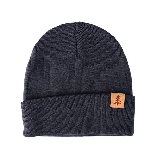 ZACPNCV Toddler Beanie for Boys Girls Baby Kids Warm Knit Winter Hat Gray