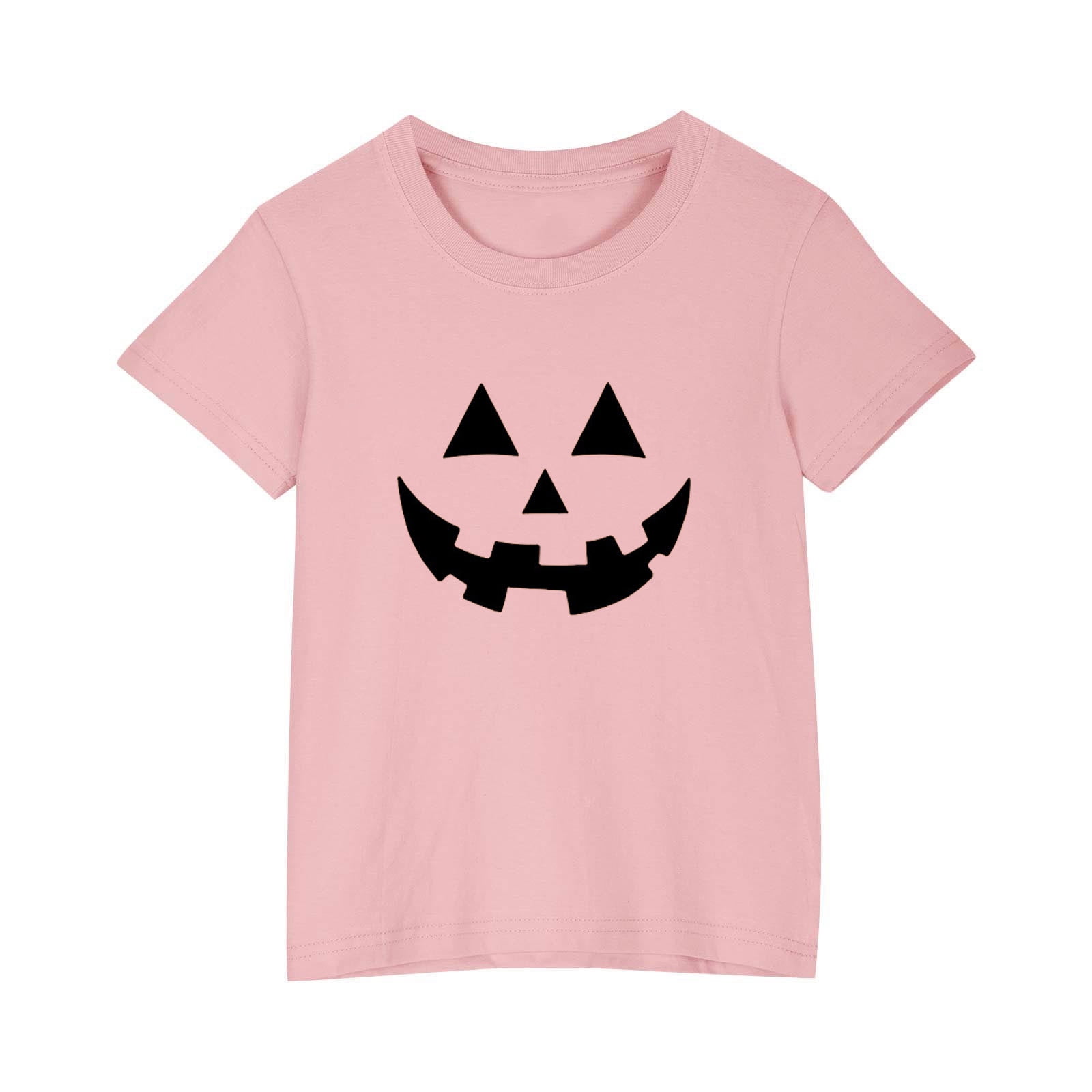 Meresysid Toddler Boys And Girls Halloween Print Tshirt Fashion Cute