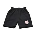 thumbnail image 1 of ZACPNCV Toddler Girls Athletic Shorts Kids Elastic Waist Pull On Cotton Shorts Yoga Shorts Workout Clothes Summer Clothes Black 11-12 Years, 1 of 4
