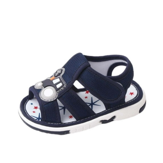 Meresysid Toddler Infant Kids Newborn Baby Summer New Casual Comfortable Breathable Toddler Sandals Non-slip Soft Sole Baby Called Shoes Blue
