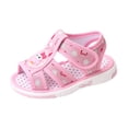 thumbnail image 1 of Meresysid Toddler Infant Kids Newborn Baby Summer New Casual Comfortable Breathable Toddler Sandals Non-slip Soft Sole Baby Called Shoes Pink, 1 of 1