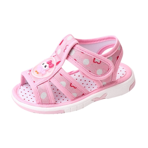 Meresysid Toddler Infant Kids Newborn Baby Summer New Casual Comfortable Breathable Toddler Sandals Non-slip Soft Sole Baby Called Shoes Pink