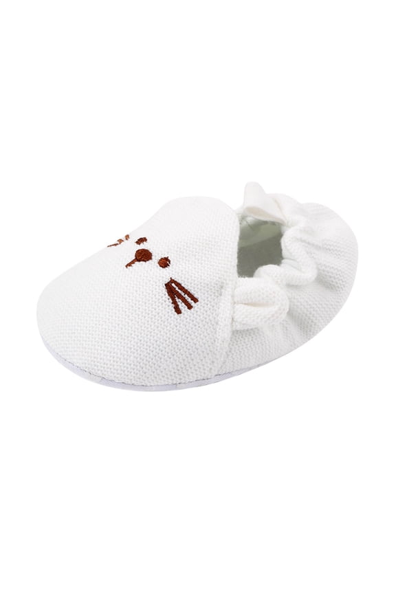 Toddler Infant Newborn Shoes Summer Cute Knitted Wool Non-slip Baby Walking Shoes Coffee