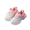 thumbnail image 1 of Meresysid Toddler Kids Boys Girls New Sports Leisure Mesh Comfortable Soft Sole Non-slip Fabric Breathable Running Shoes Baby Slip-on Shoes Pink, 1 of 5