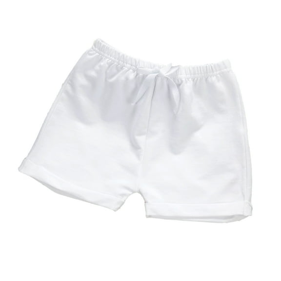ZACPNCV Toddler Kids Boys Girls Shorts Solid Color Cotton Elastic Waist Comfort Soft Sport Jogger Shorts Running Athletic Shorts Soccer Summer Pants Beige 2-3 Years