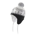 thumbnail image 1 of Meresysid Toddler Kids Infant Winter Hat,Earflap Knit Warm Cap Fleece Lined Beanie for Baby Boys Girls Dark Gray, 1 of 2