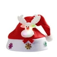 thumbnail image 1 of ZACPNCV Unisex Santa Claus Hat Velvet Sticker Hat Kids Christmas Hat Accessories Hat Outdoor Red Free Size, 1 of 2