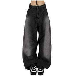 Women's Wide Leg Jeans Casual High Waisted Straight Stretch Women's Wide Leg Jeans Casual High Waisted Straight Stretch