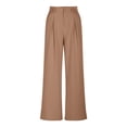 thumbnail image 1 of ZACPNCV Women's Clothing Work Commuting Business Temperament Loose Casual Formal Suit Pants Khaki, 1 of 8