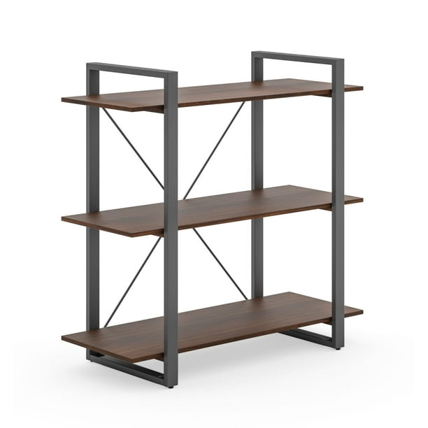 Merge Brown ThreeShelf Bookcase