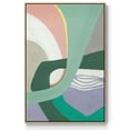 thumbnail image 1 of Merge Left Framed Premium Gallery Wrapped Canvas - Ready to Hang - 17 x 25 - Natural Wood Floating Frame, 1 of 9