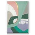 thumbnail image 1 of Merge Left Framed Premium Gallery Wrapped Canvas - Ready to Hang - 27 x 41 - White Floating Frame, 1 of 9
