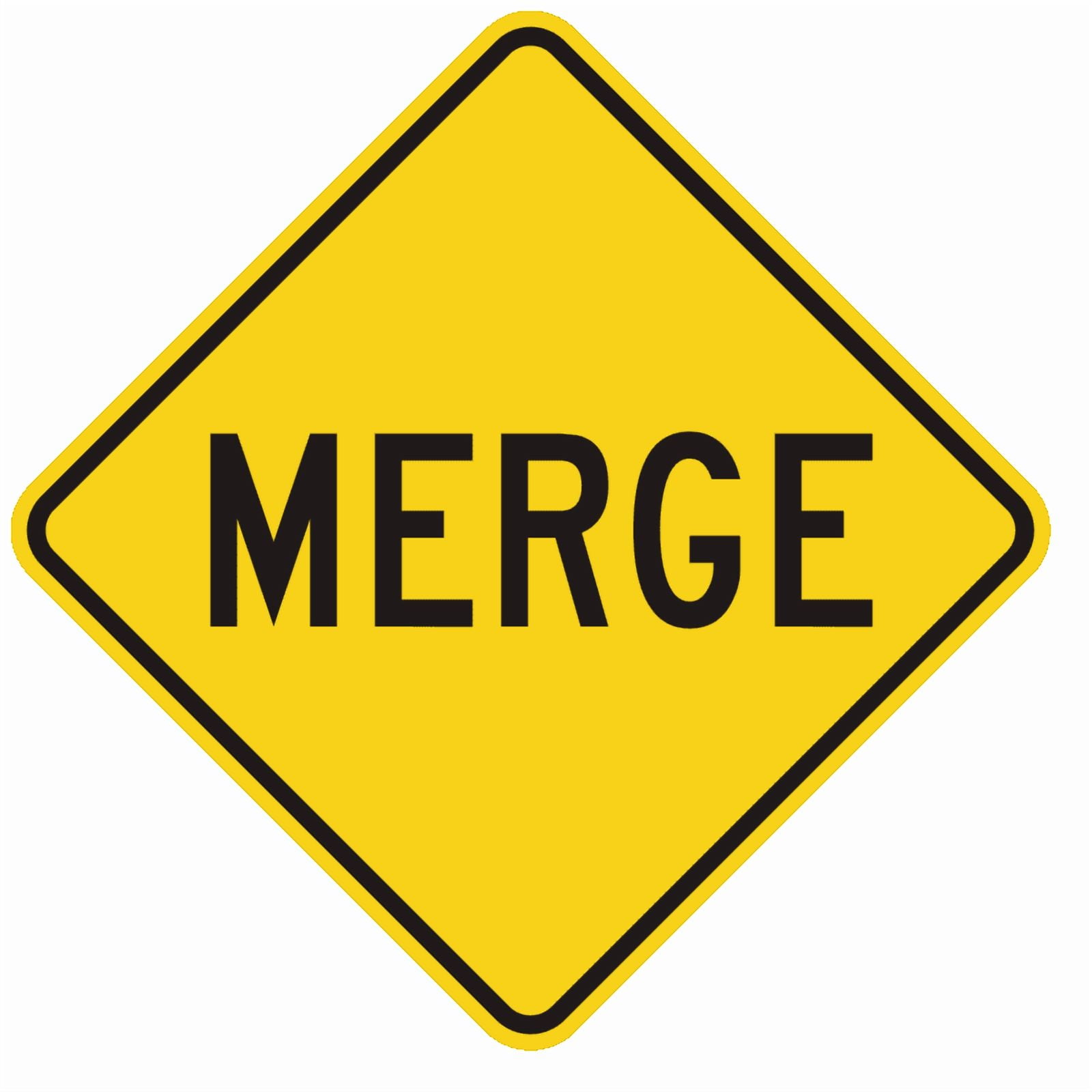 Merge Road Traffic Control Sign Quick Delivery Low Prices Sign Metal ...
